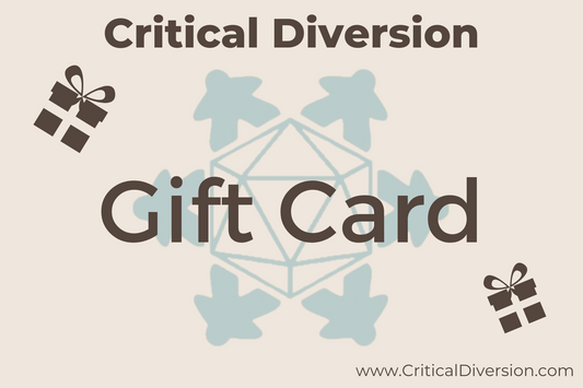 Critical Diversion gift card