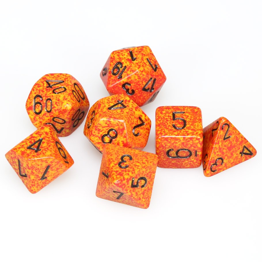 Chessex 7-Set Cube polyhedral dice