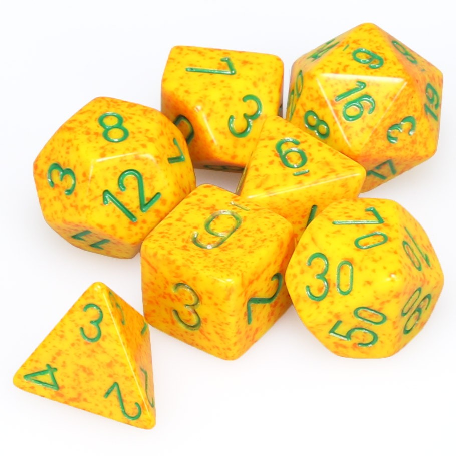 Chessex 7-Set Cube polyhedral dice
