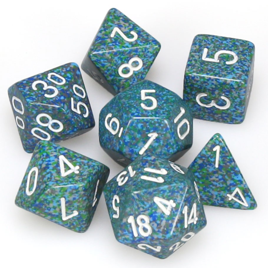 Chessex 7-Set Cube polyhedral dice