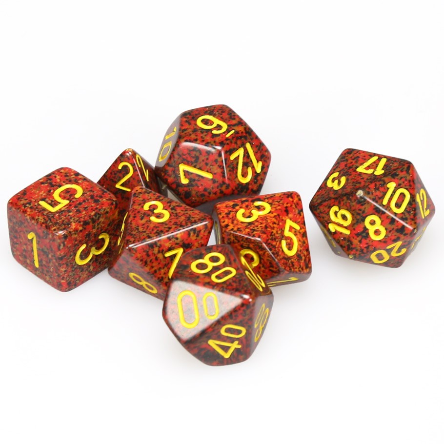 Chessex 7-Set Cube polyhedral dice
