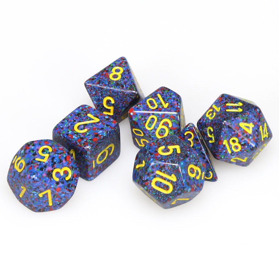 Chessex 7-Set Cube polyhedral dice