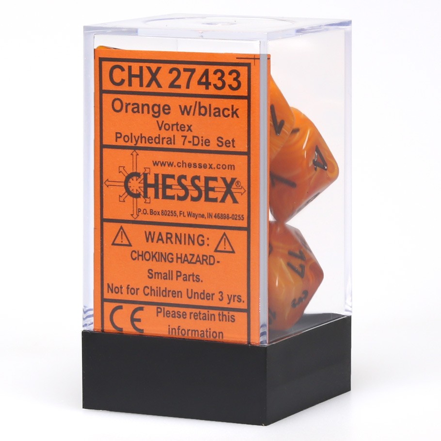 Chessex 7-Set Cube polyhedral dice
