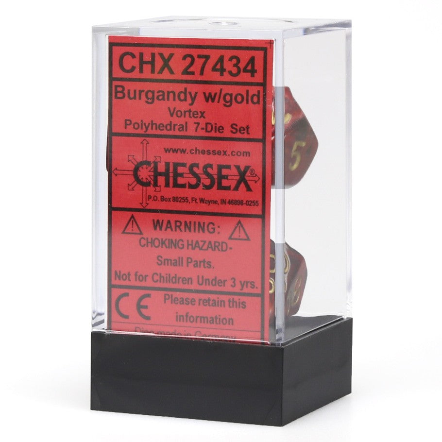 Chessex 7-Set Cube polyhedral dice
