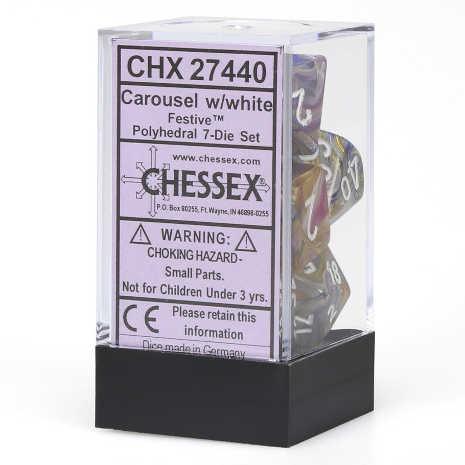 Chessex 7-Set Cube polyhedral dice