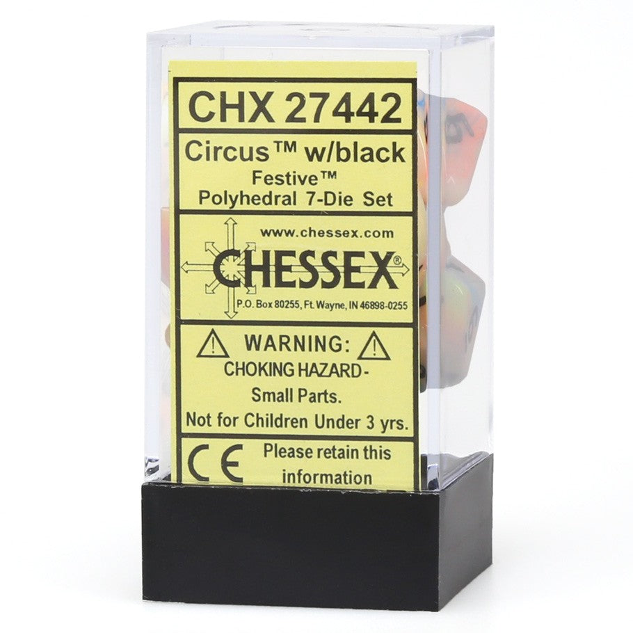 Chessex 7-Set Cube polyhedral dice
