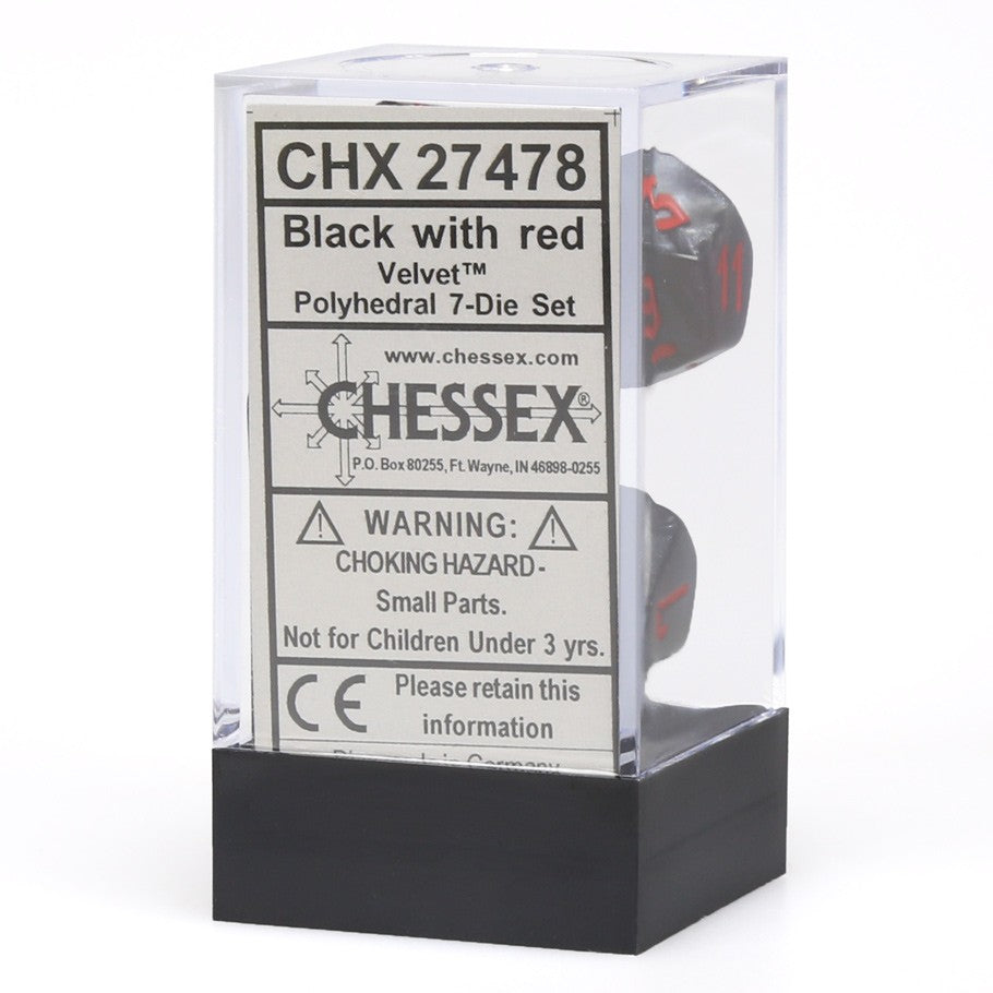 Chessex 7-Set Cube polyhedral dice