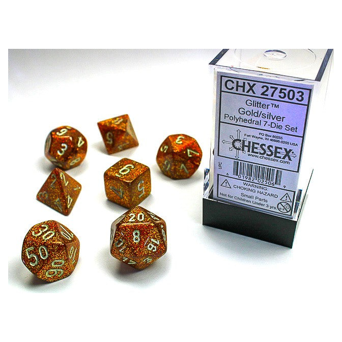 Chessex 7-Set Cube polyhedral dice